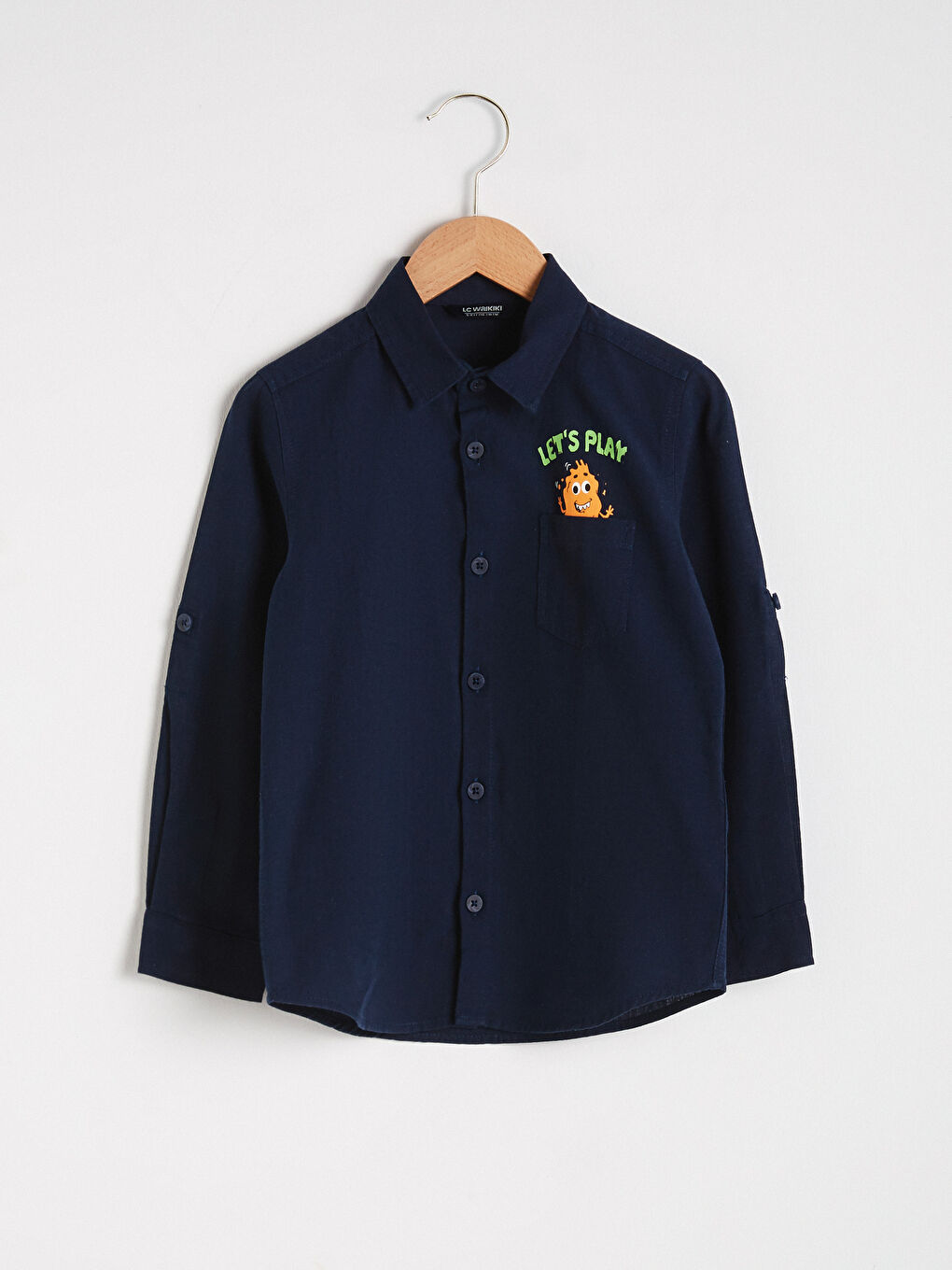 قميص بوبلين مطبوع للأولاد