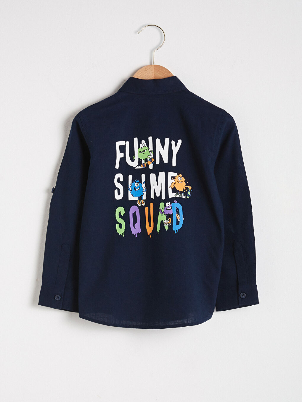 قميص بوبلين مطبوع للأولاد-2