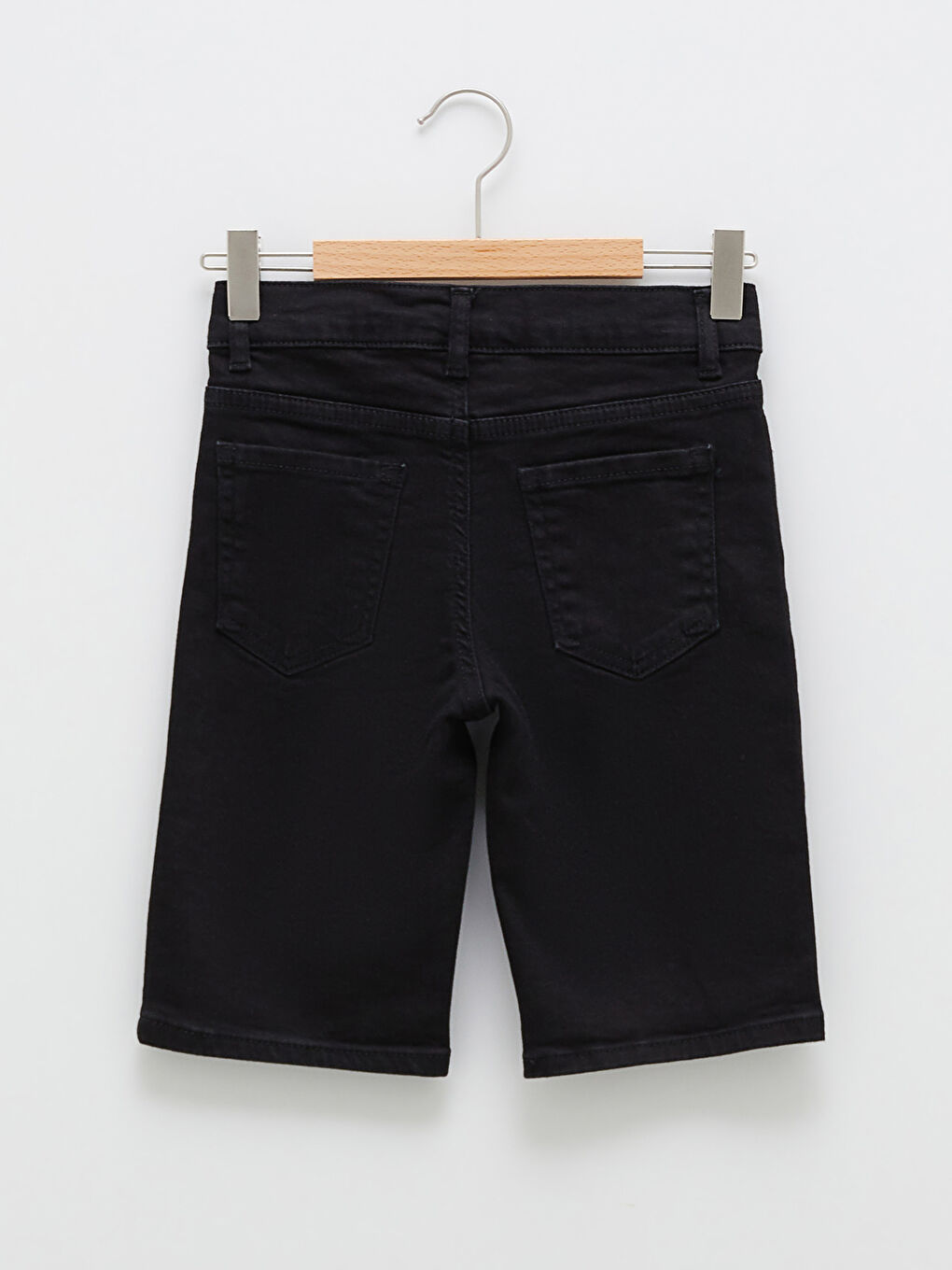 Short en jean garçon en coton-1