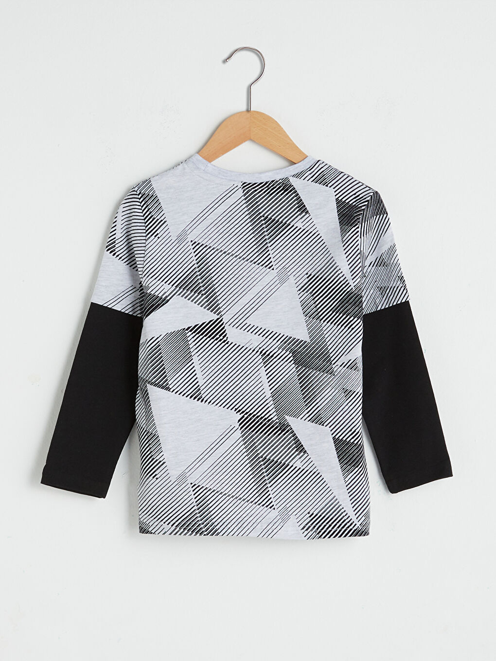 T-shirt à Manches Longues Imprimé Col Rond pour Garçons-1