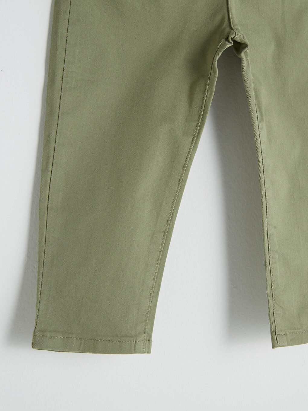 Loose Fit Basic Baby Boy Gabardine Trousers-2