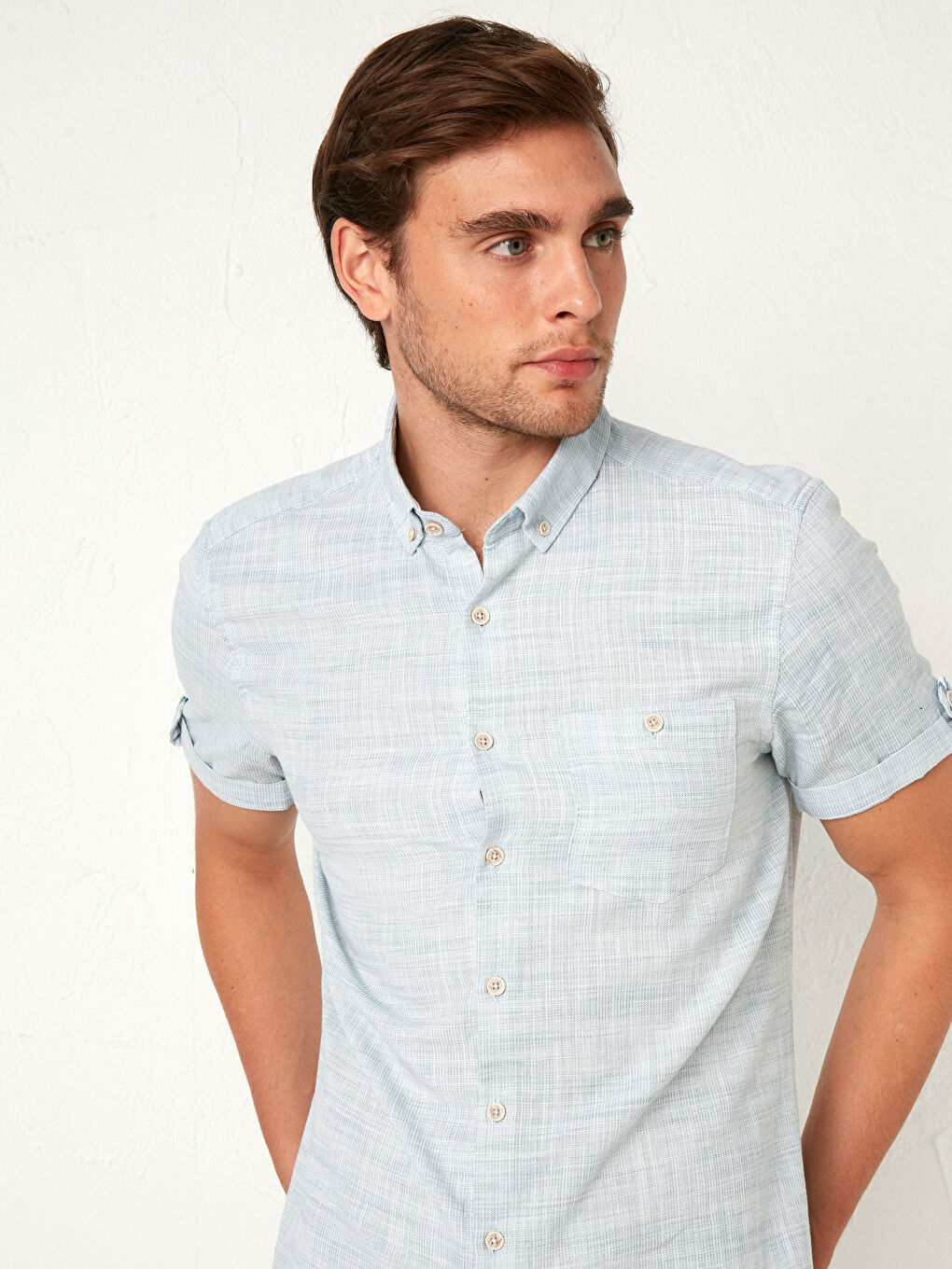 Slim Fit Short Sleeve Shirt
