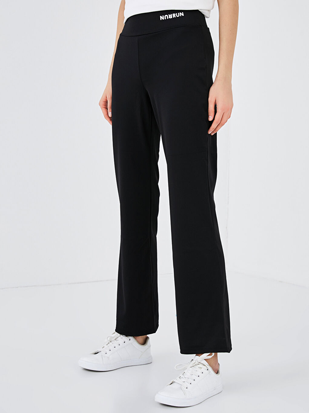 Siyah Beli Lastikli Eşofman Alt-2