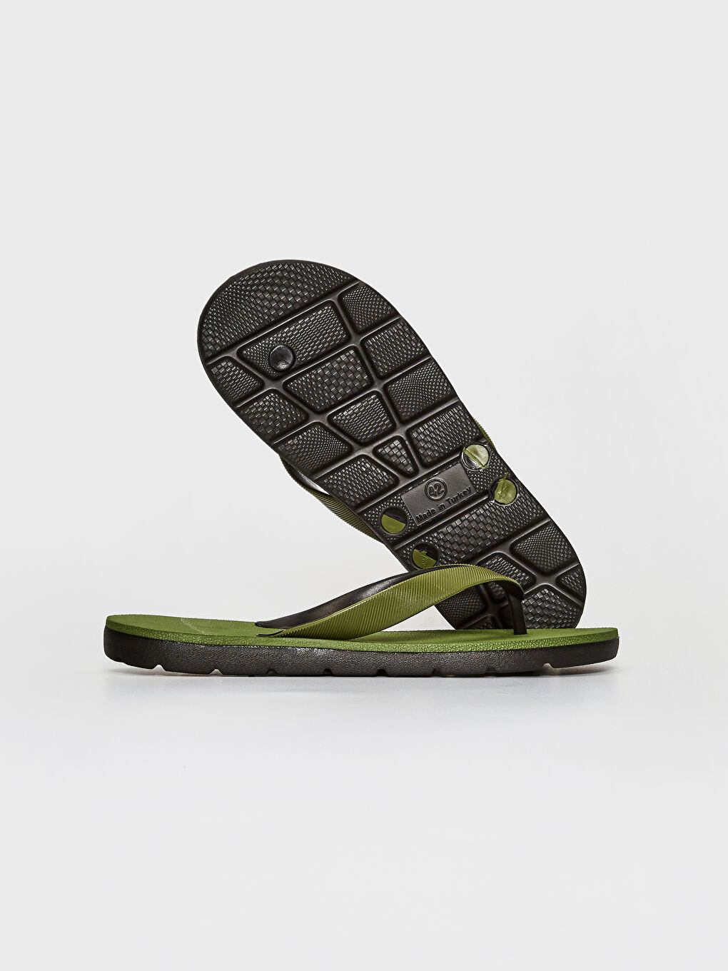 Haki Erkek Parmak Arası Plaj Terliği-2