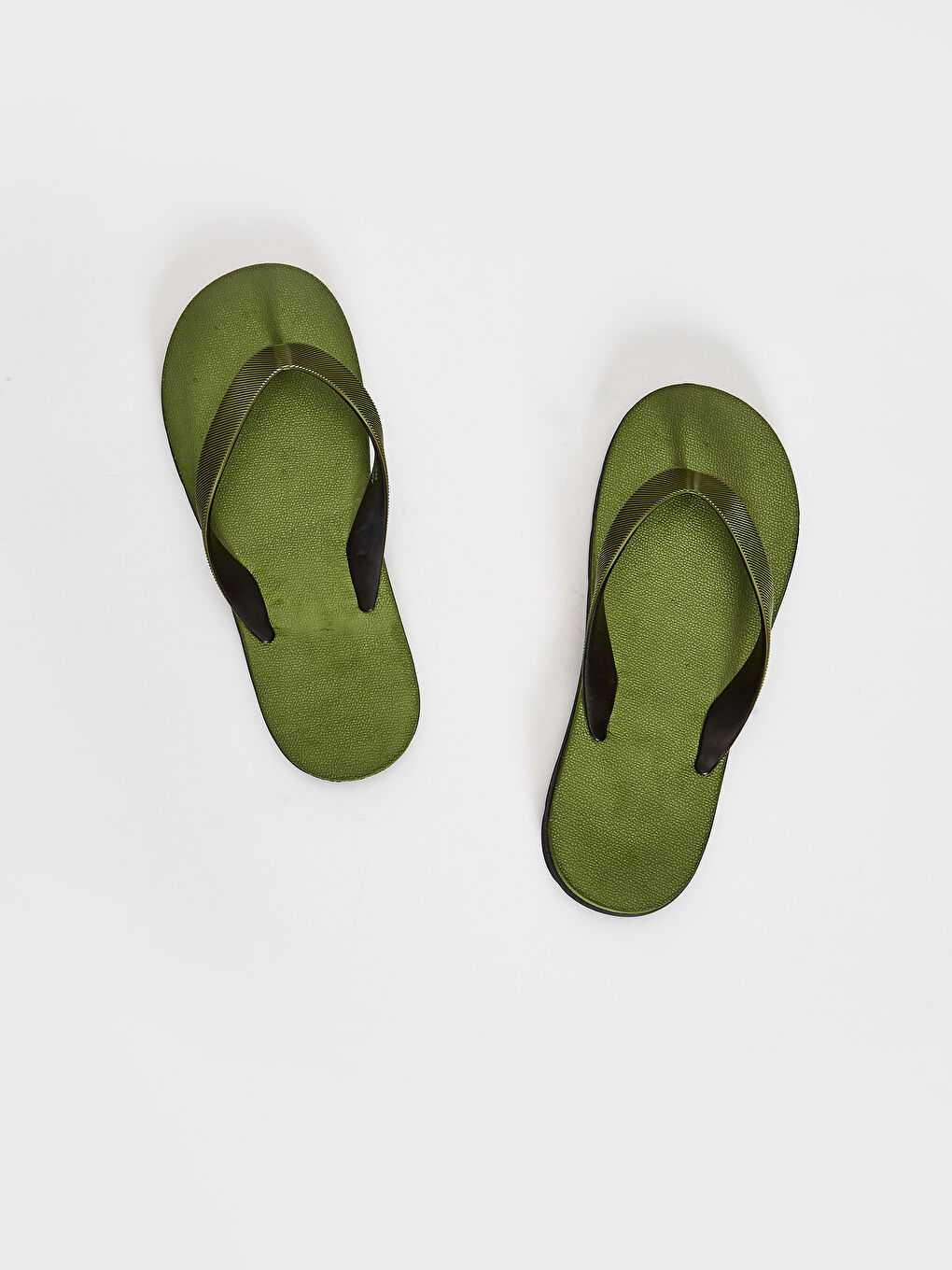 Haki Erkek Parmak Arası Plaj Terliği-4