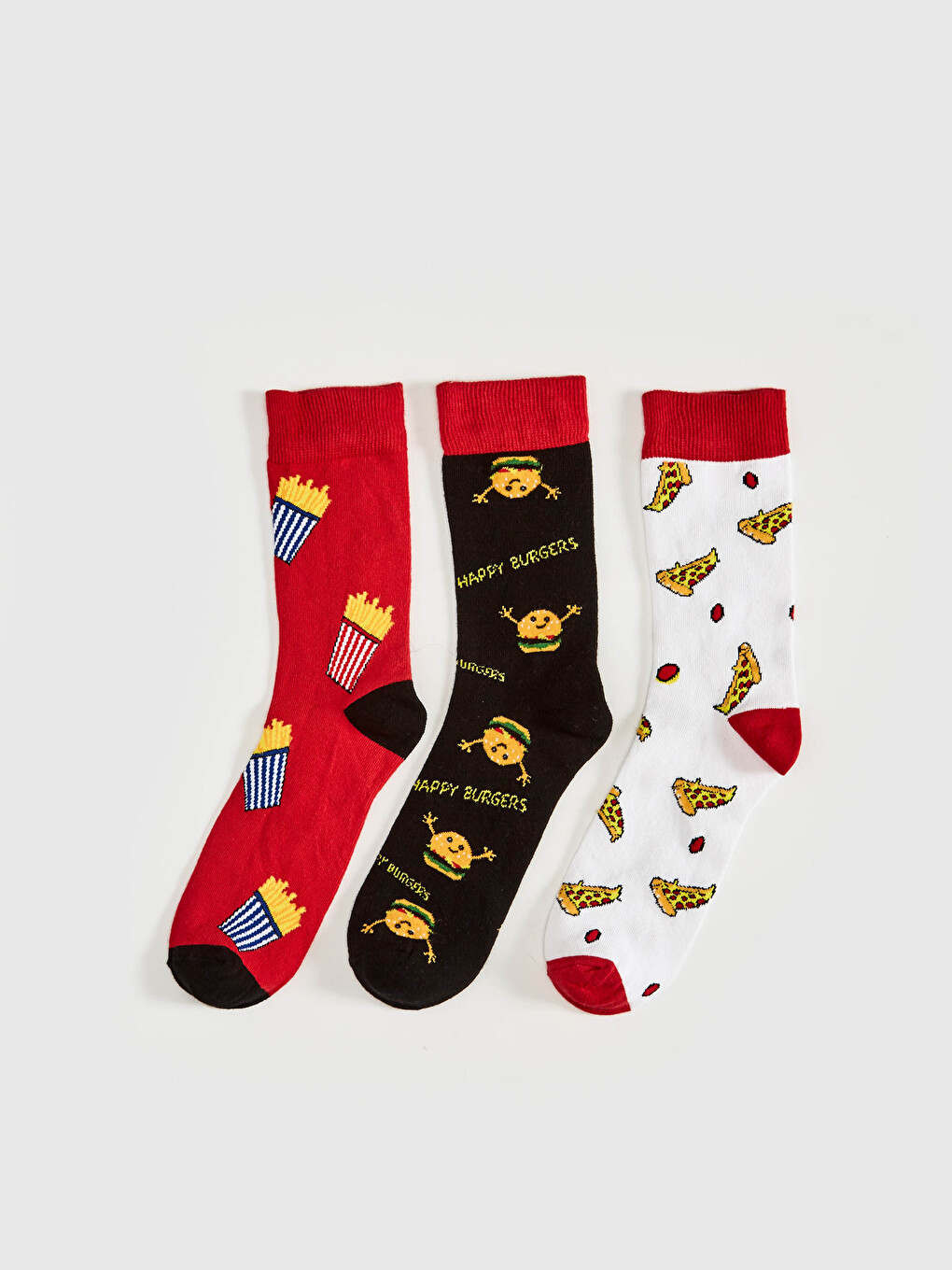 Bedruckte Knöchelsocken 3er-Pack-1