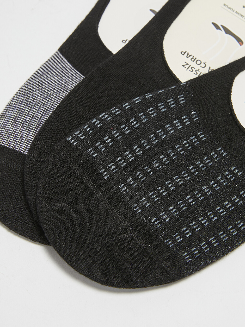 Gemusterte Herren-Bambus-Ballettsocken 3er-Pack-2