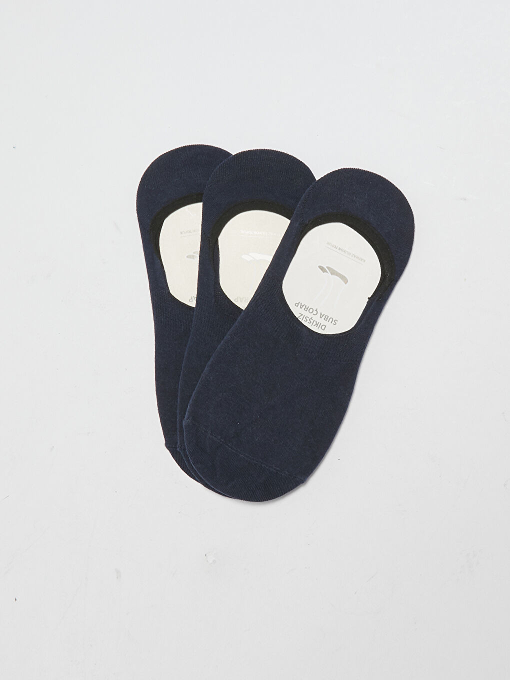 Plain Men's Invisible Socks 3-pack