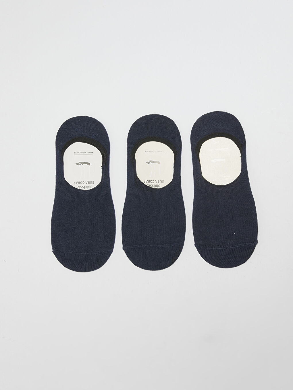 Plain Men's Invisible Socks 3-pack-1