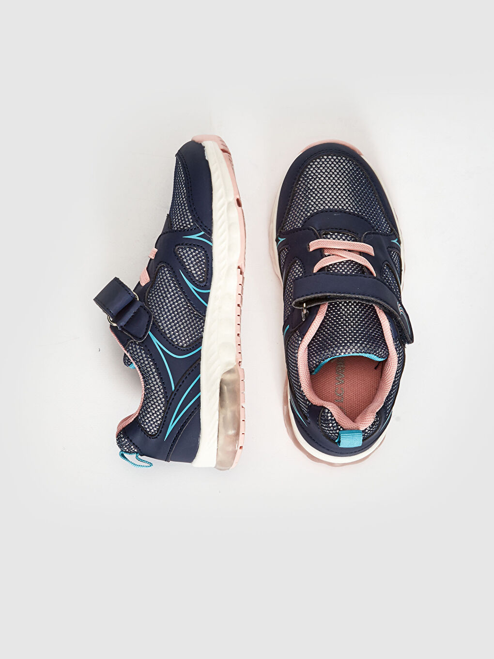 Lacivert Kız Çocuk Işıklı Spor Ayakkabı-6