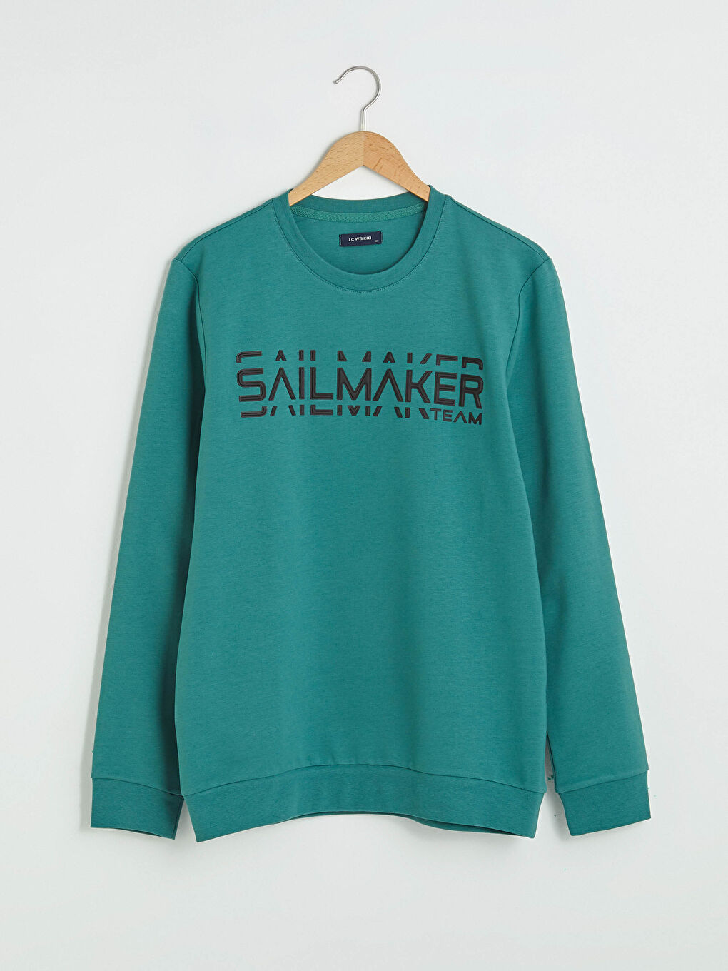 Crew Neck Long Sleeve Printed Men's Sweatshirt-5