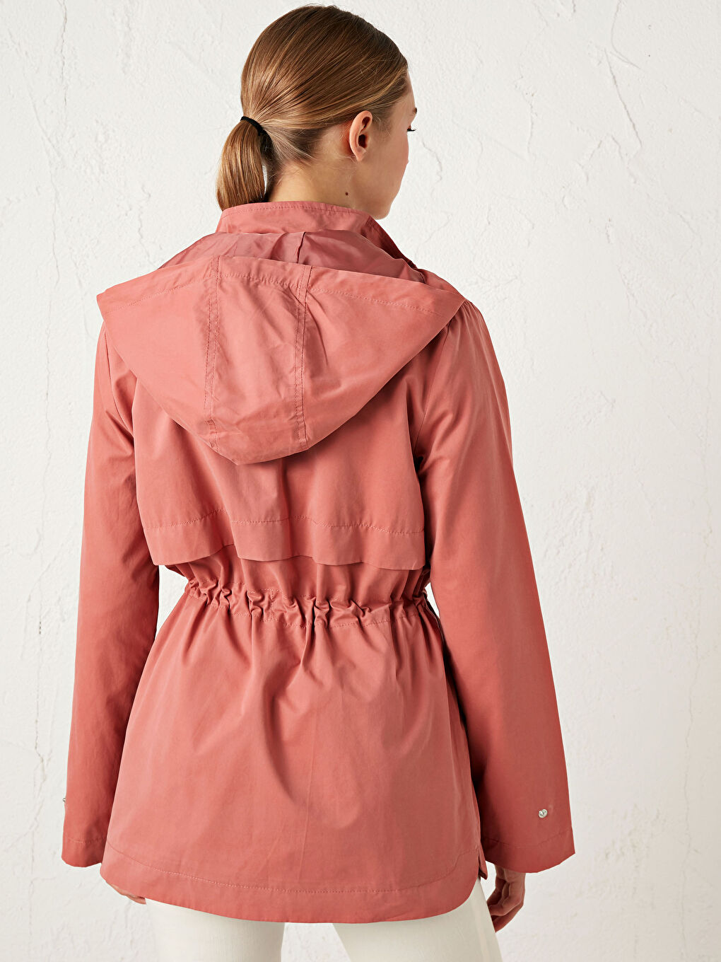 Lightweight Raincoat with Hood-4