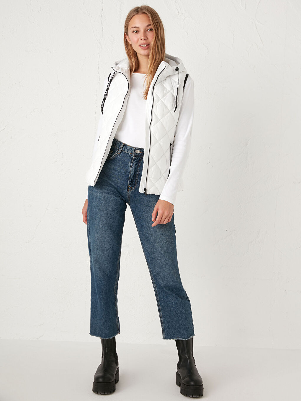 Puffer Vest with Hood-6