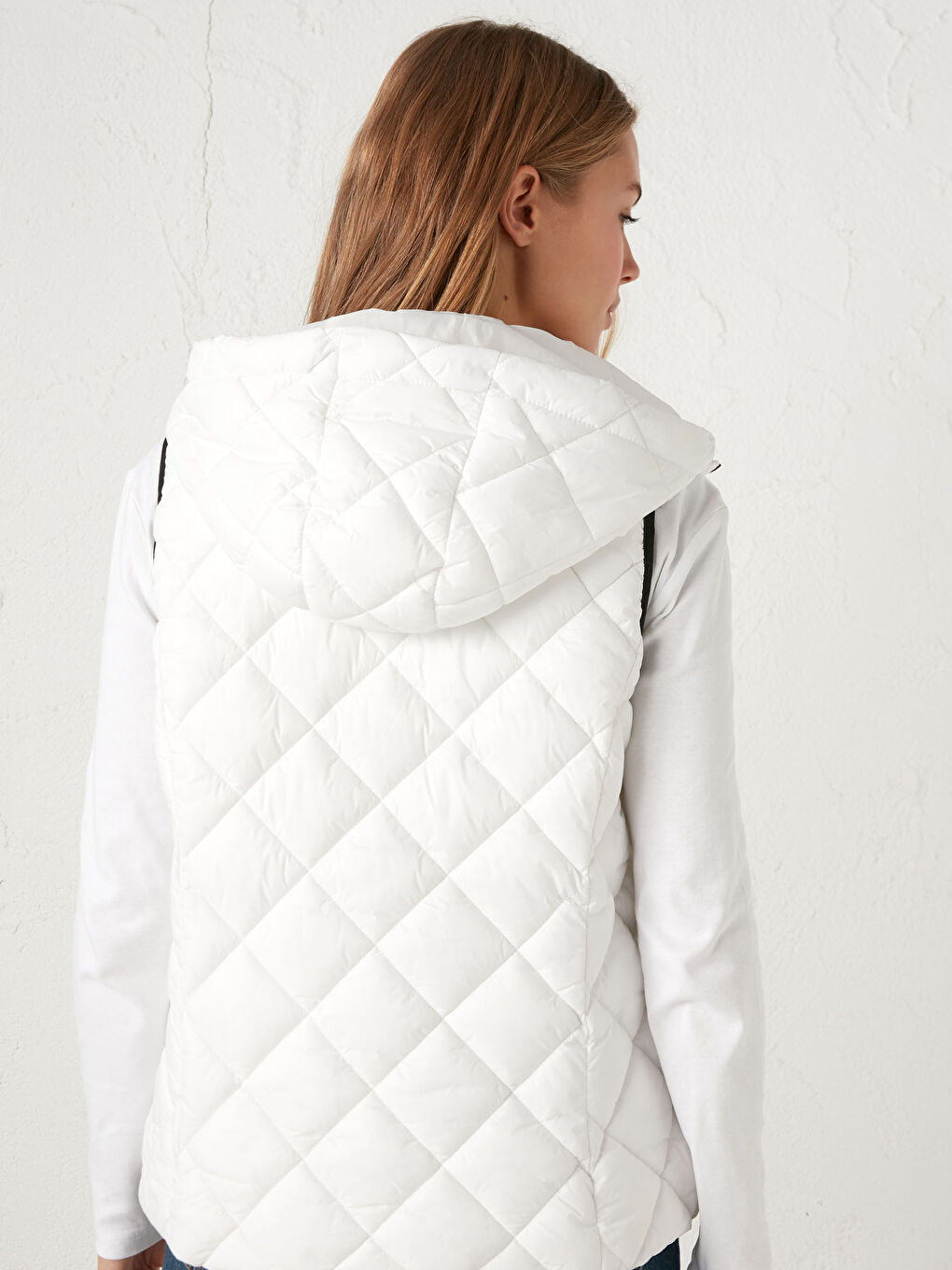 Puffer Vest with Hood-7