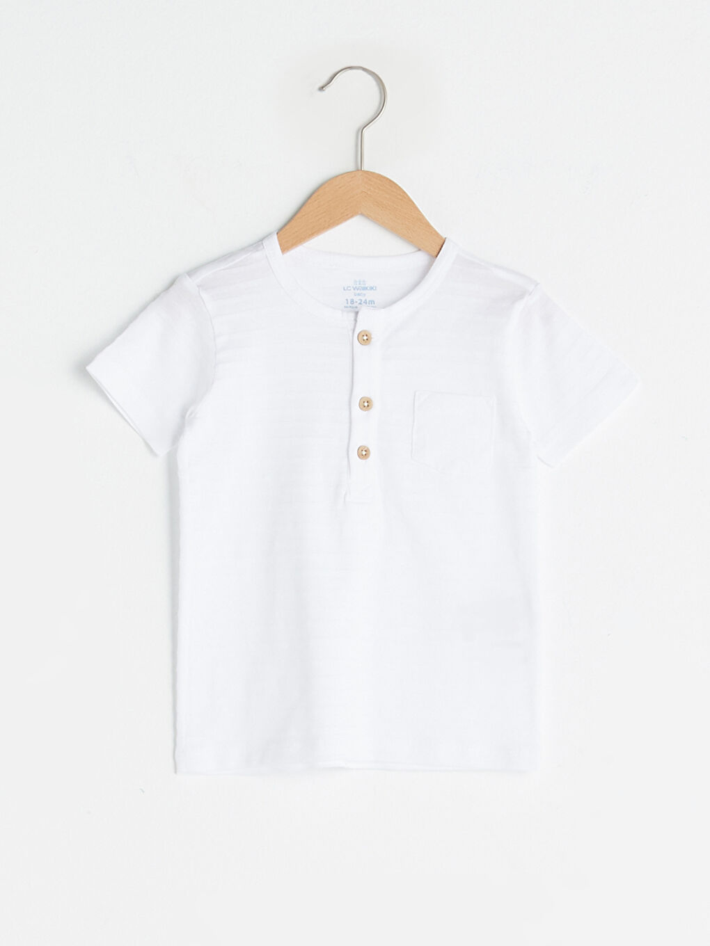 T-shirt Bébé Garçon en Coton à Motifs avec Col Rond et Manches Courtes