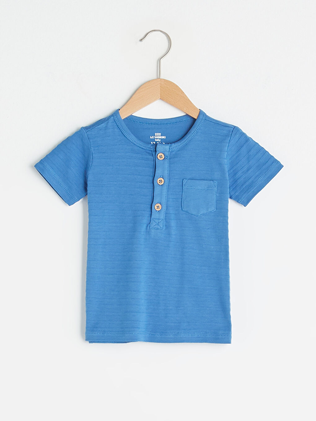 T-shirt Bébé Garçon en Coton à Motifs avec Col Rond et Manches Courtes