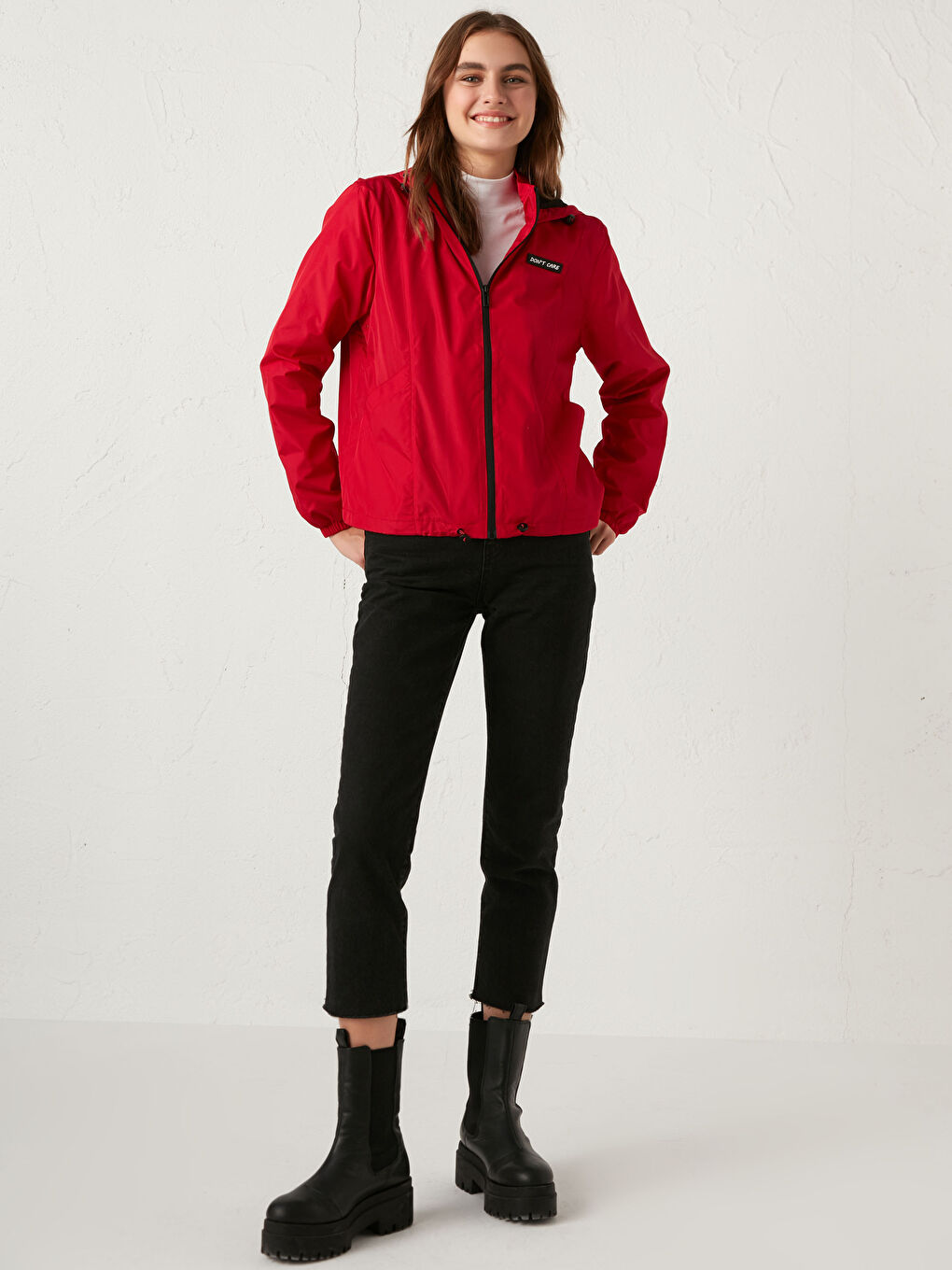 XSIDE Lightweight Raincoat with Hood -S12428Z8-CRT
