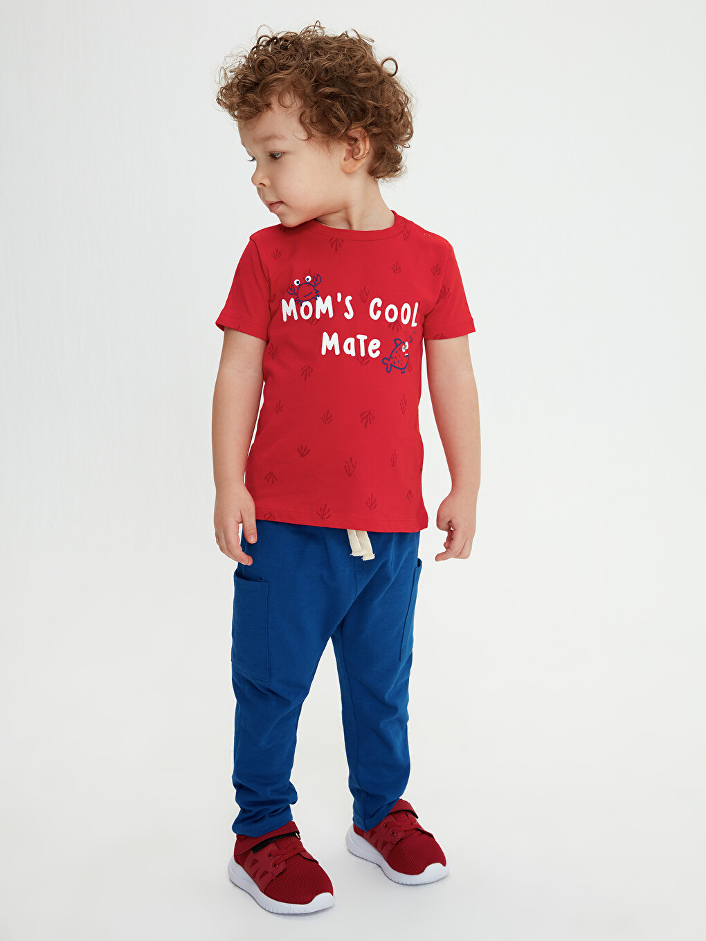 Elastic Waist Basic Baby Boys' Sweatpants Bottom
