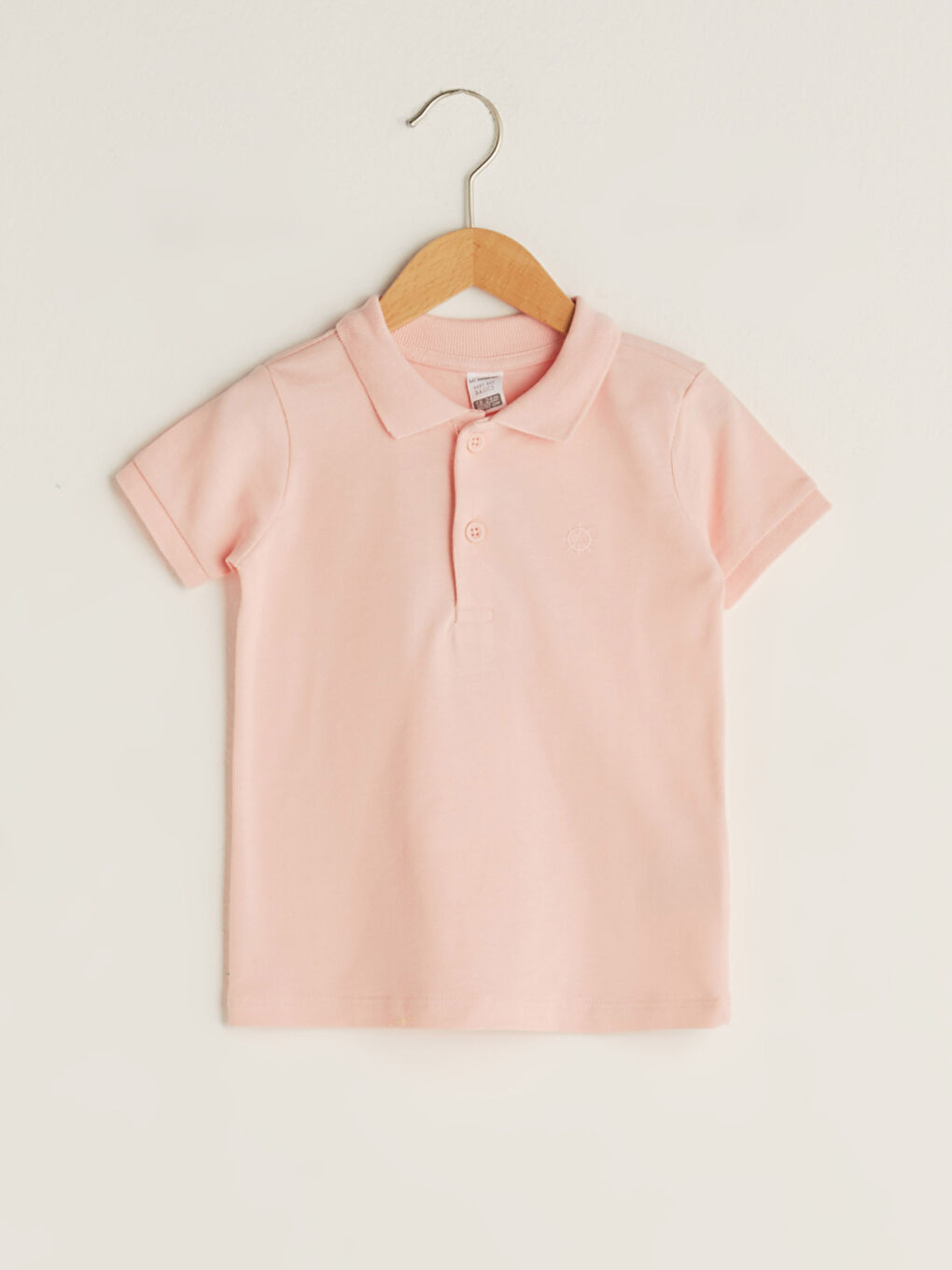 Polo Neck Short Sleeve Basic Baby Boy T-Shirt