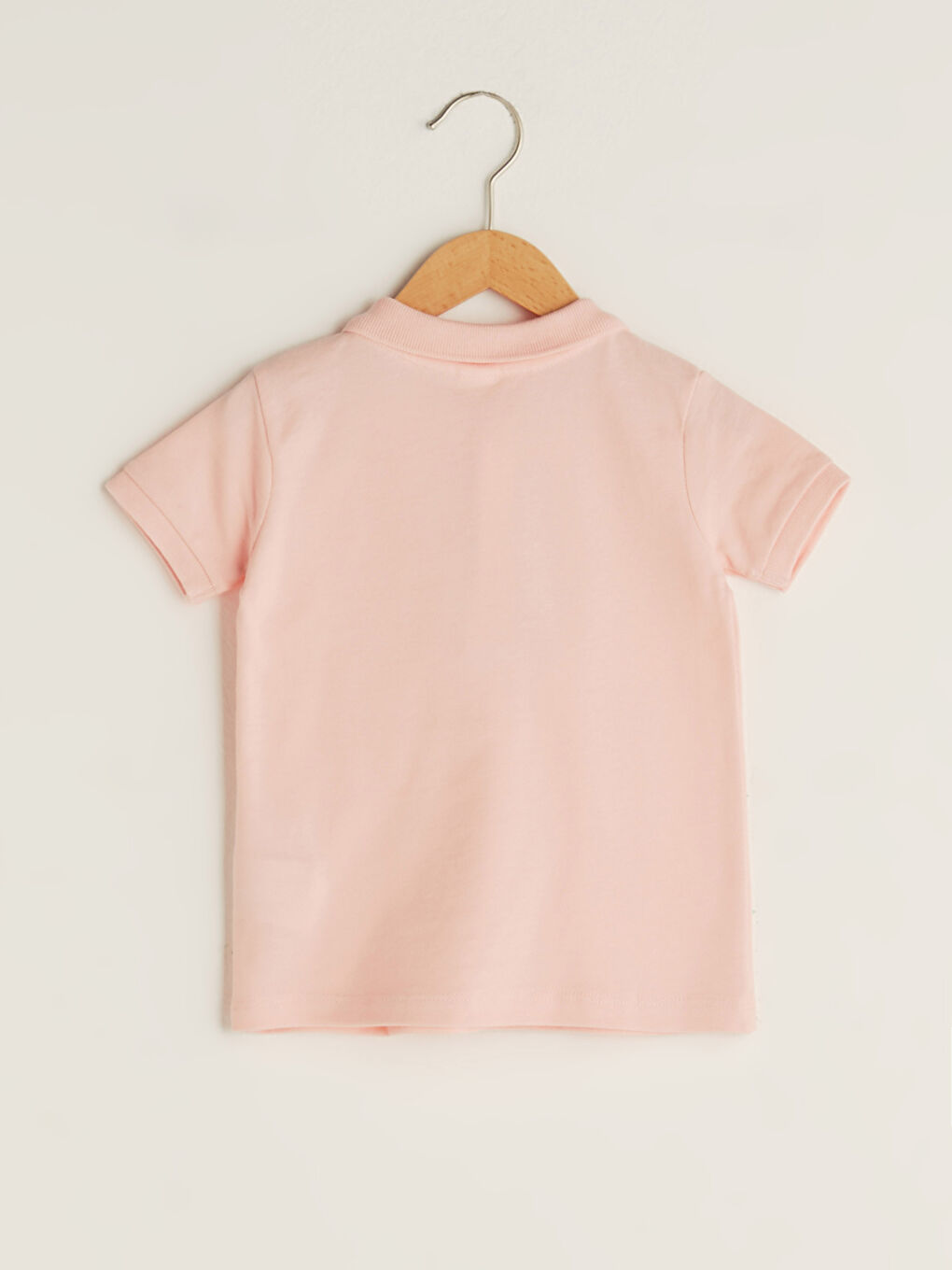 Polo Neck Short Sleeve Basic Baby Boy T-Shirt-1