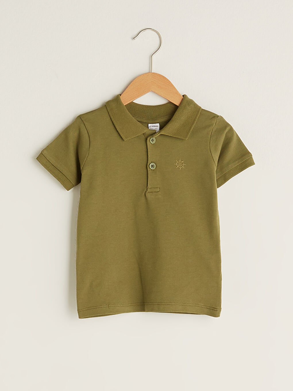 Polo Neck Short Sleeve Basic Baby Boy T-Shirt