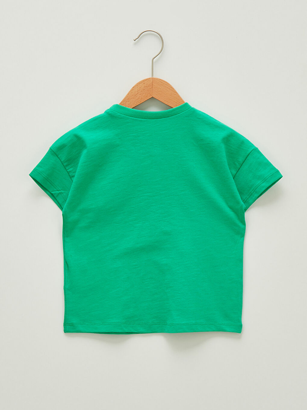 T-Shirt Basique En Coton À Manches Courtes Et Col Rond Pour Bébé Garçon-1