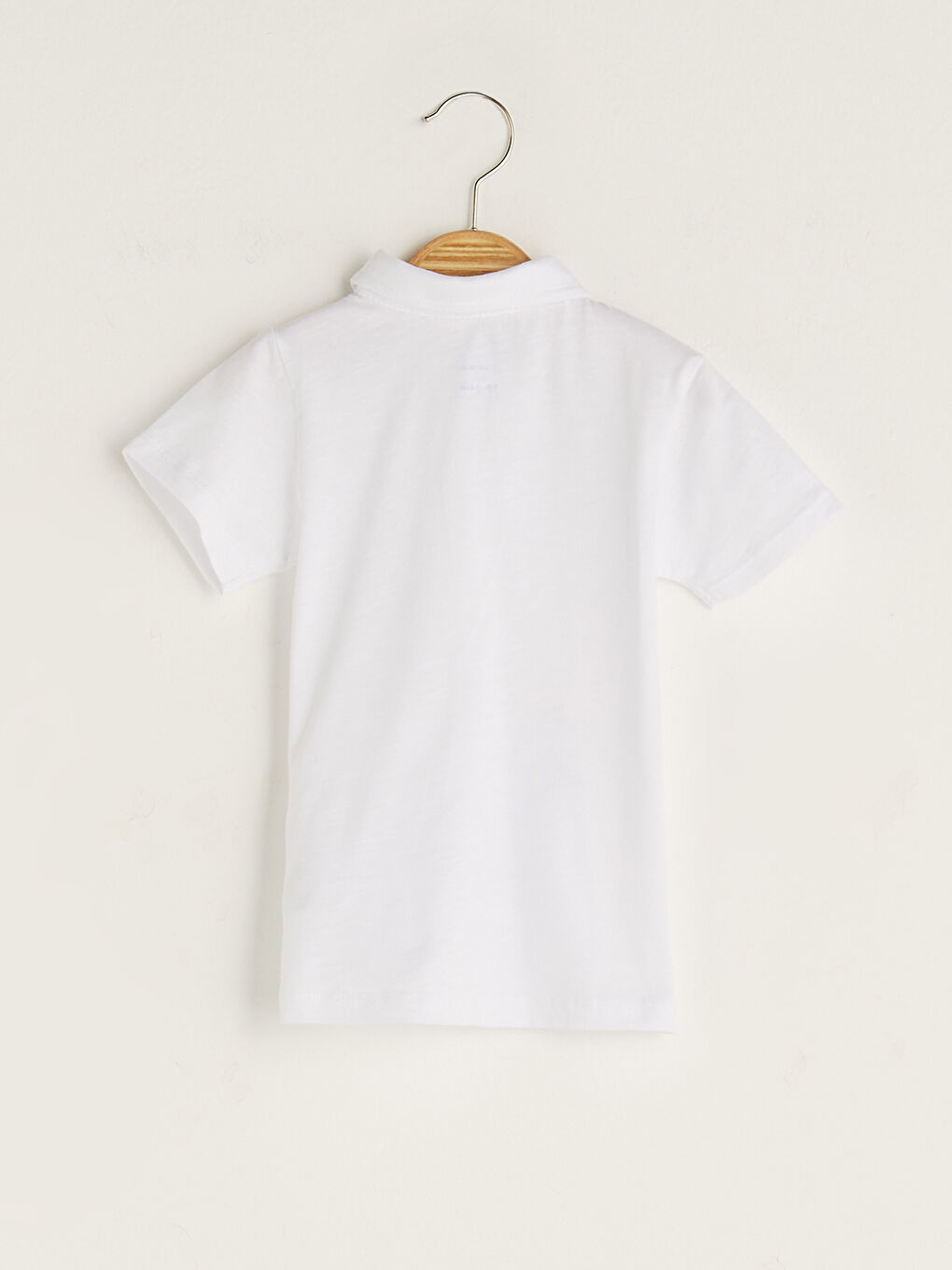 Polo Neck Short Sleeve Printed Cotton Baby Boy T-Shirt-4