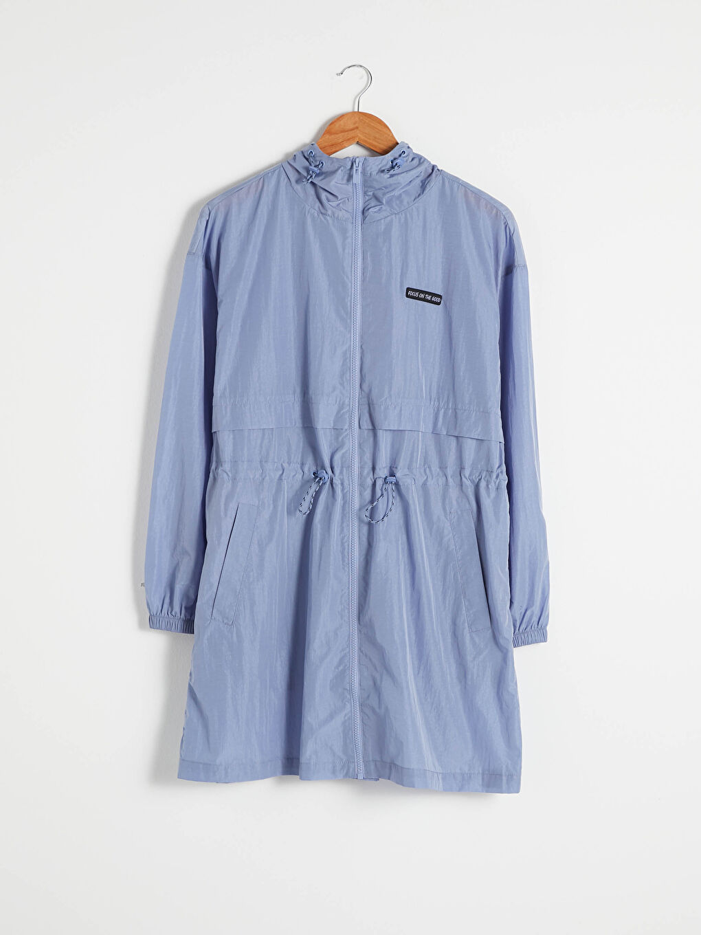 Lightweight Raincoat with Hood-9