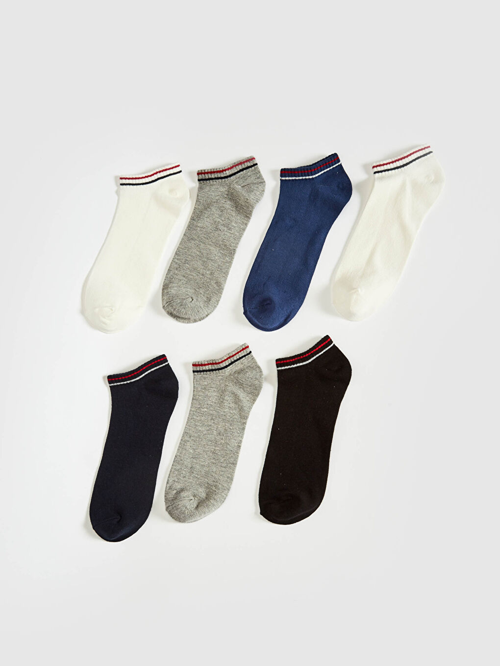 7-pack Striped Trainer Socks-2