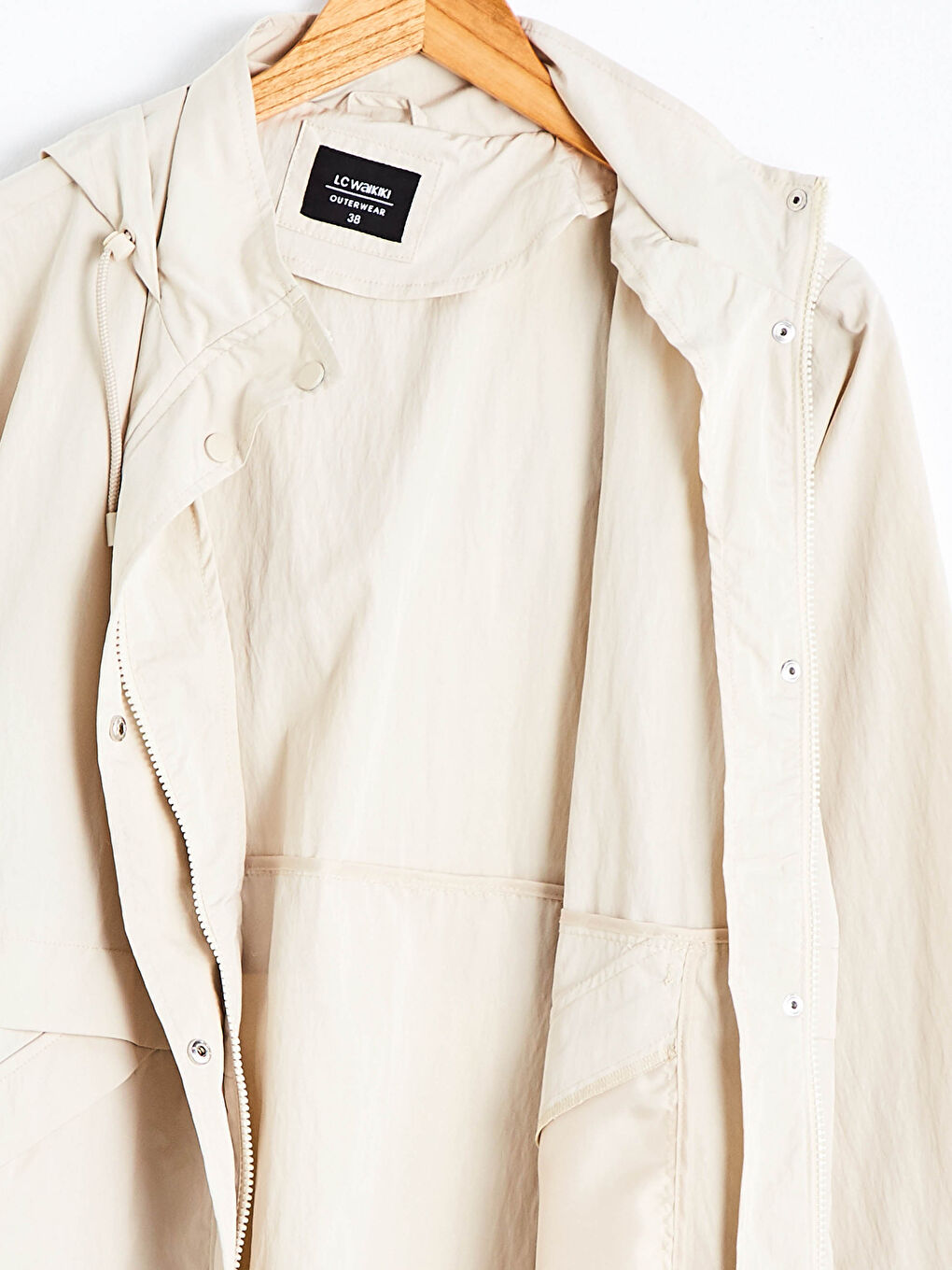 Kapüşonlu İnce Yağmurluk-9