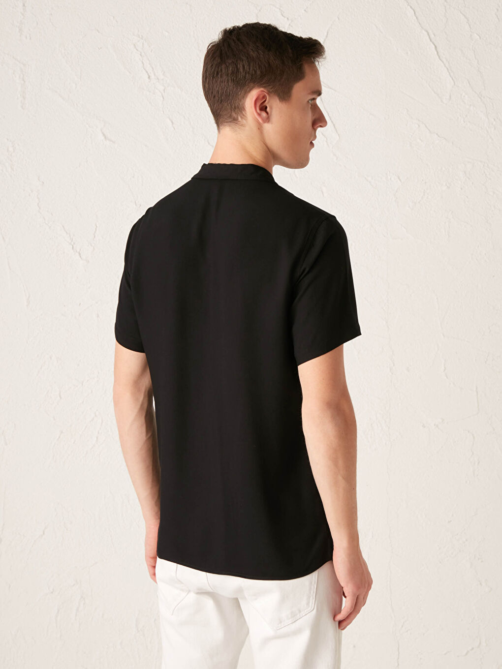 LCW Vision Slim Fit Short Sleeve Shirt -S12928Z8-CVL