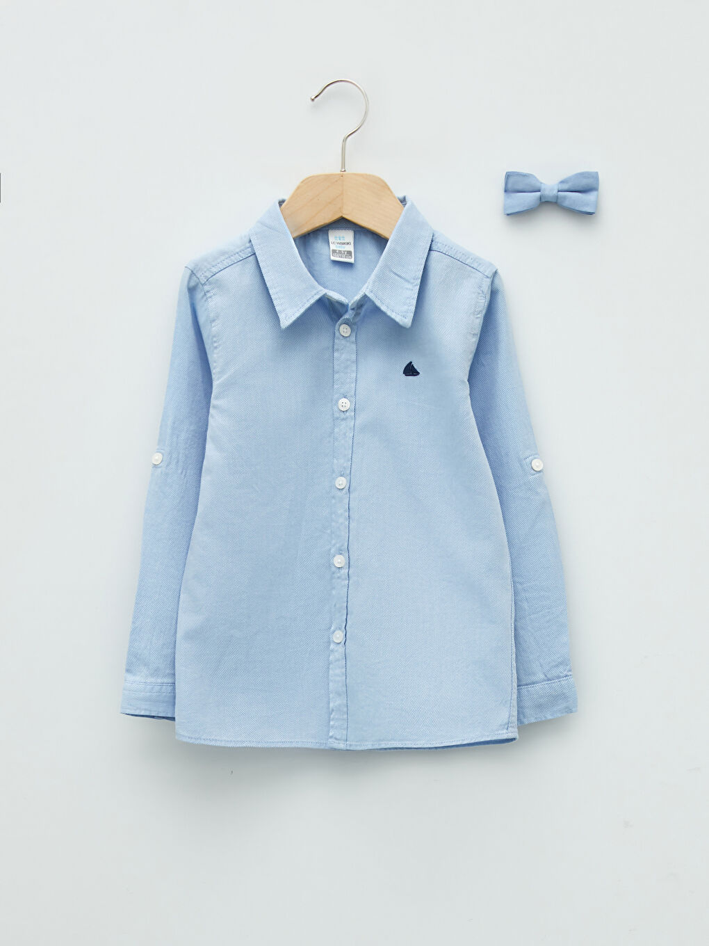 Cămașă Simplă pentru Bebeluși Băieți și Papion