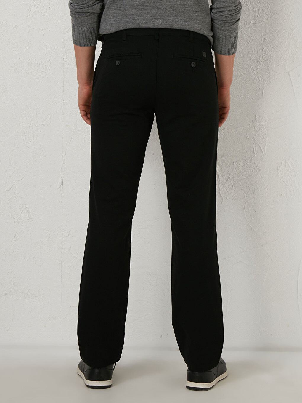 Relax Fit Gabardine Men's Chino Trousers-3