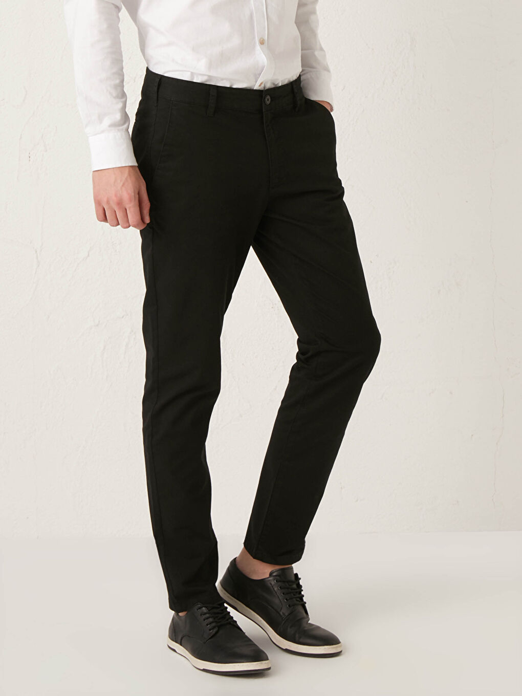 بنطلون تشينو جبردين بقصة رفيعة للرجال-2