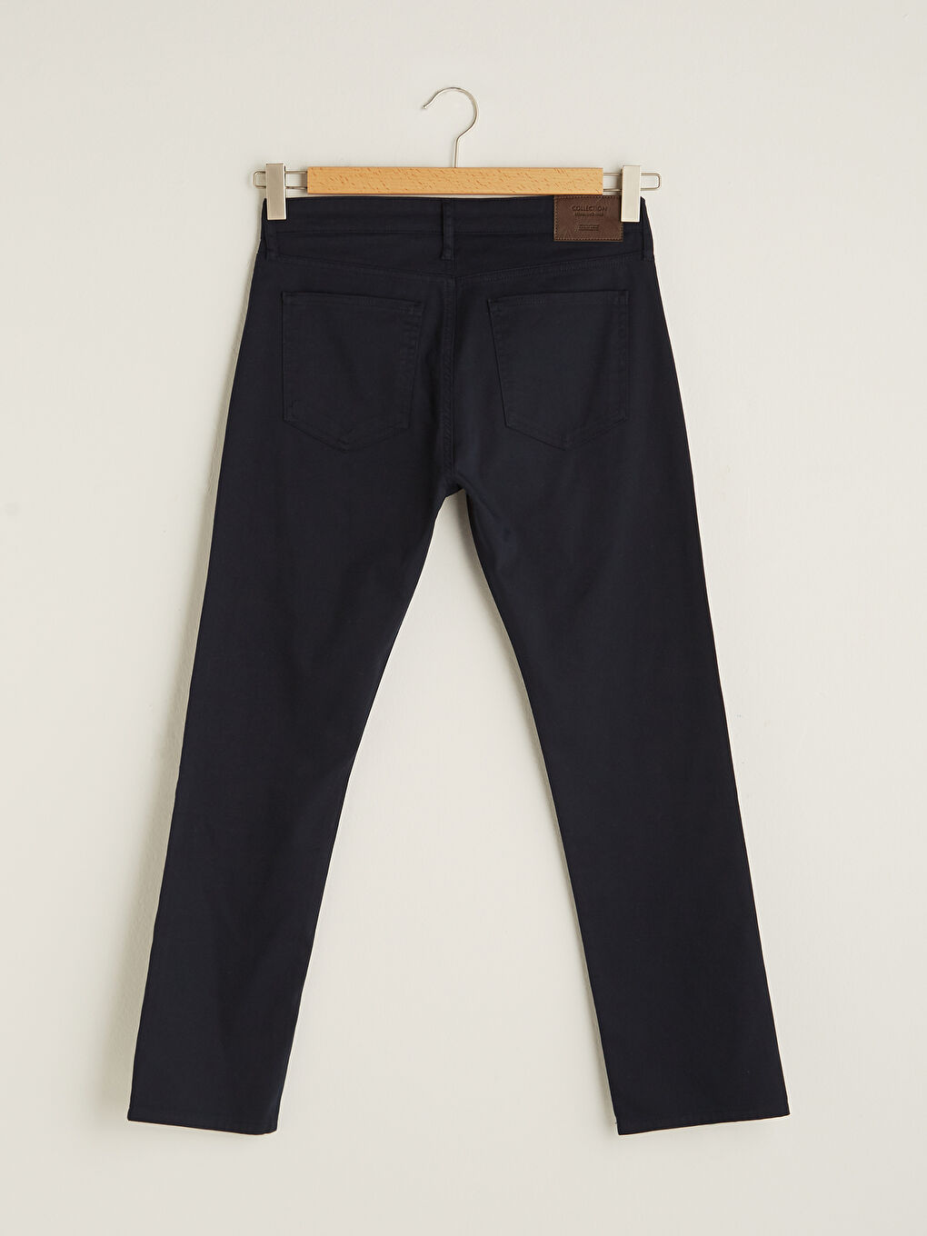 Брюки стандартного кроя из ткани Добби для мужчин-5