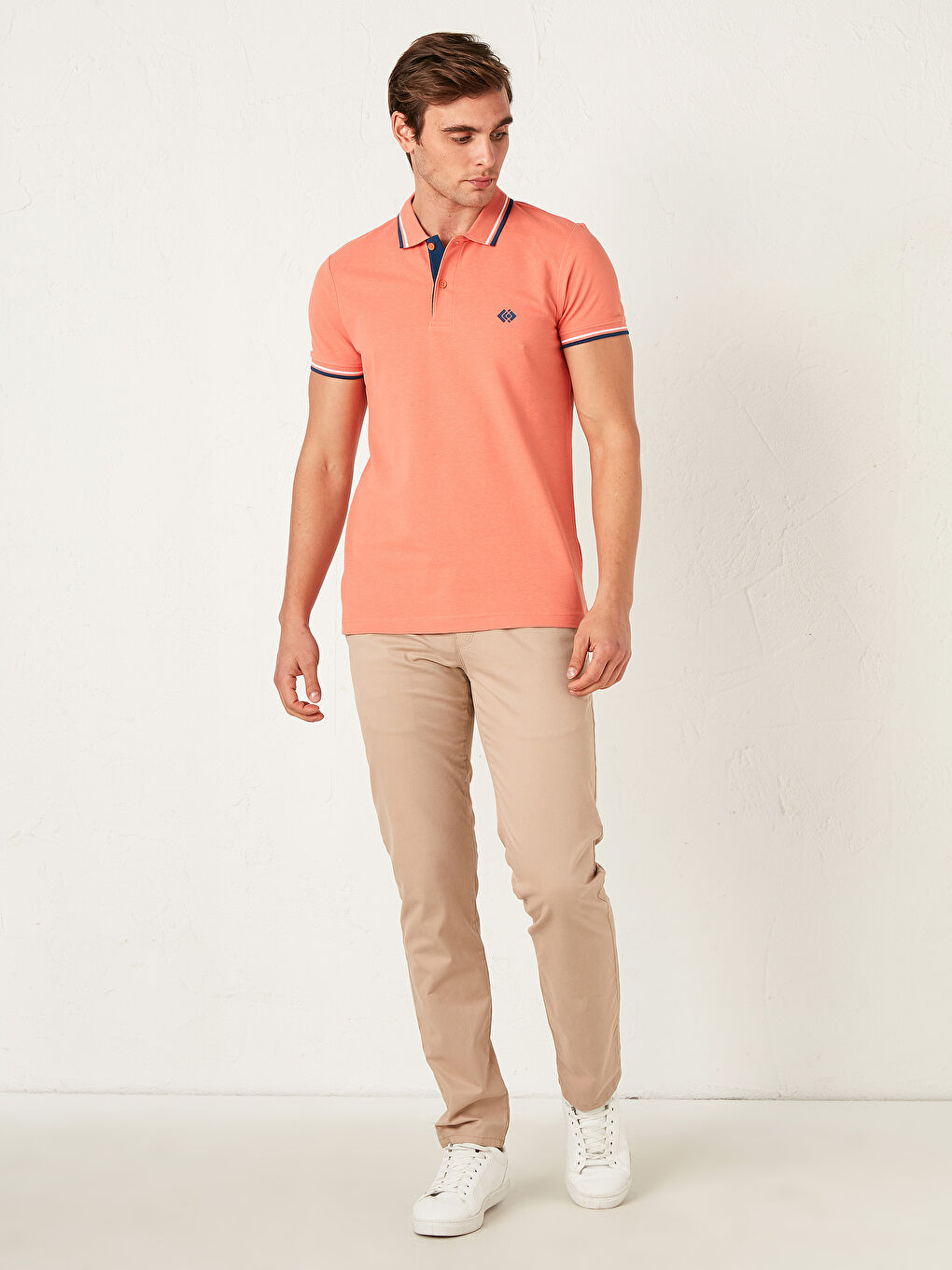 Polo majica  kratkih rukava sa rol-kragnom-1