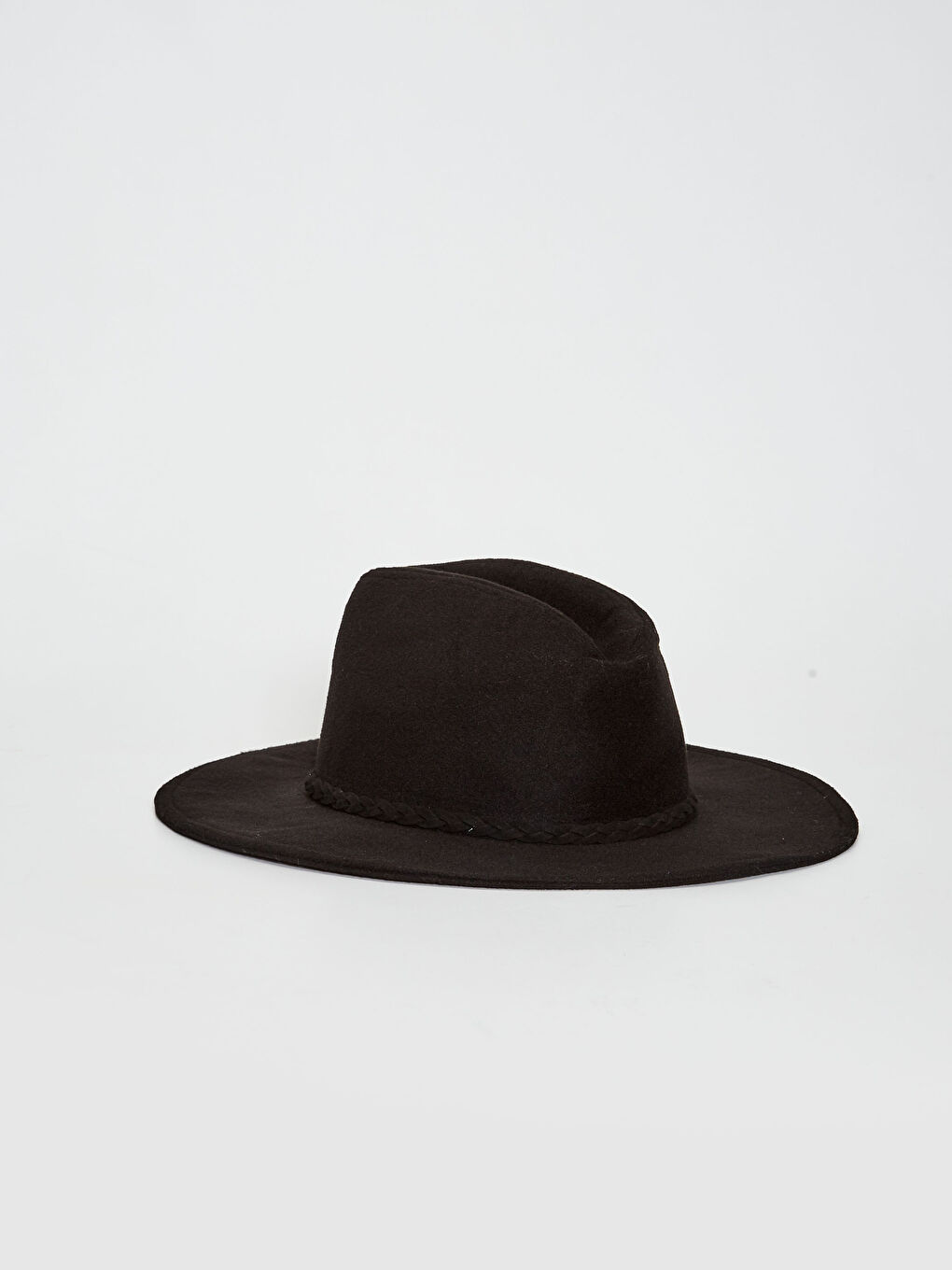 Женская вышитая фетровая шляпа-4