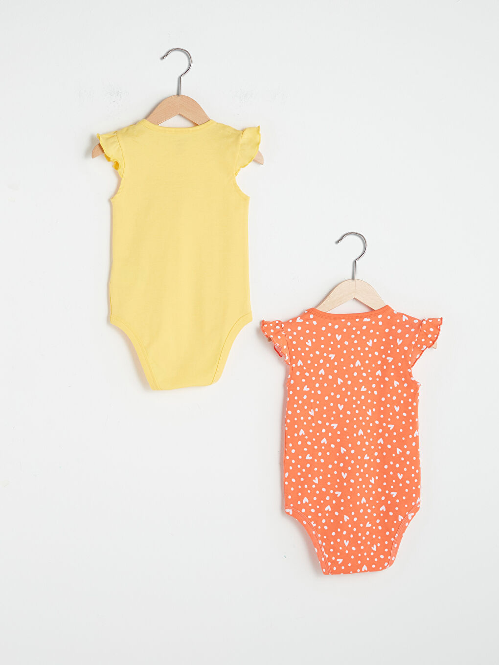 Crew Neck Sleeveless Printed Baby Girl Body With Snap Fastener 2 Pieces-1