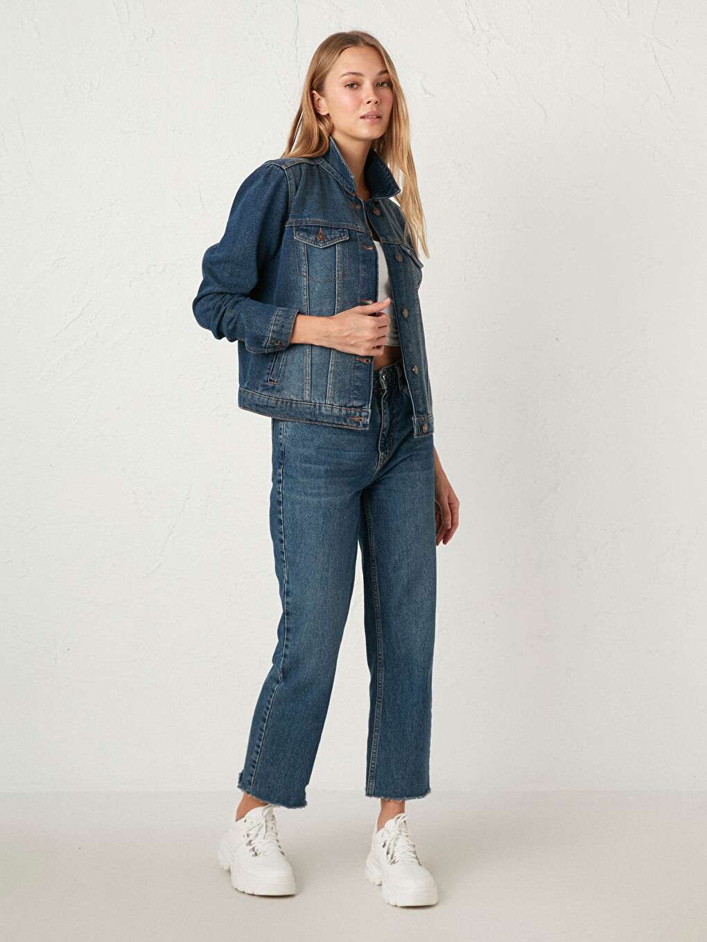 LCW Vision Rodeo Jean Jacket with Pocket -S13203Z8-507