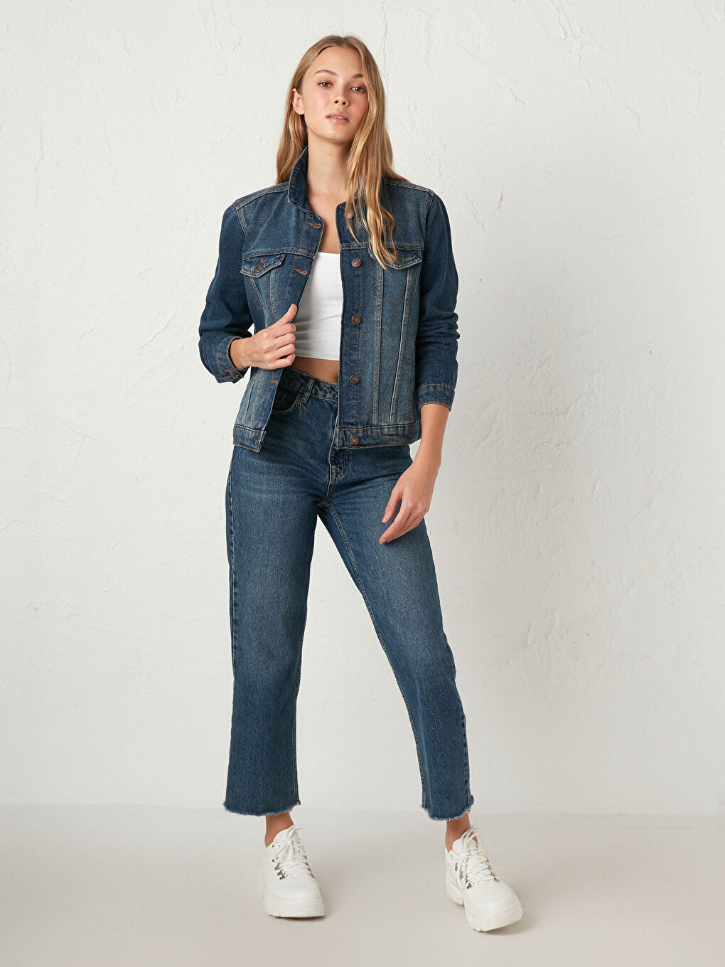 LCW Vision Rodeo Jean Jacket with Pocket -S13203Z8-507