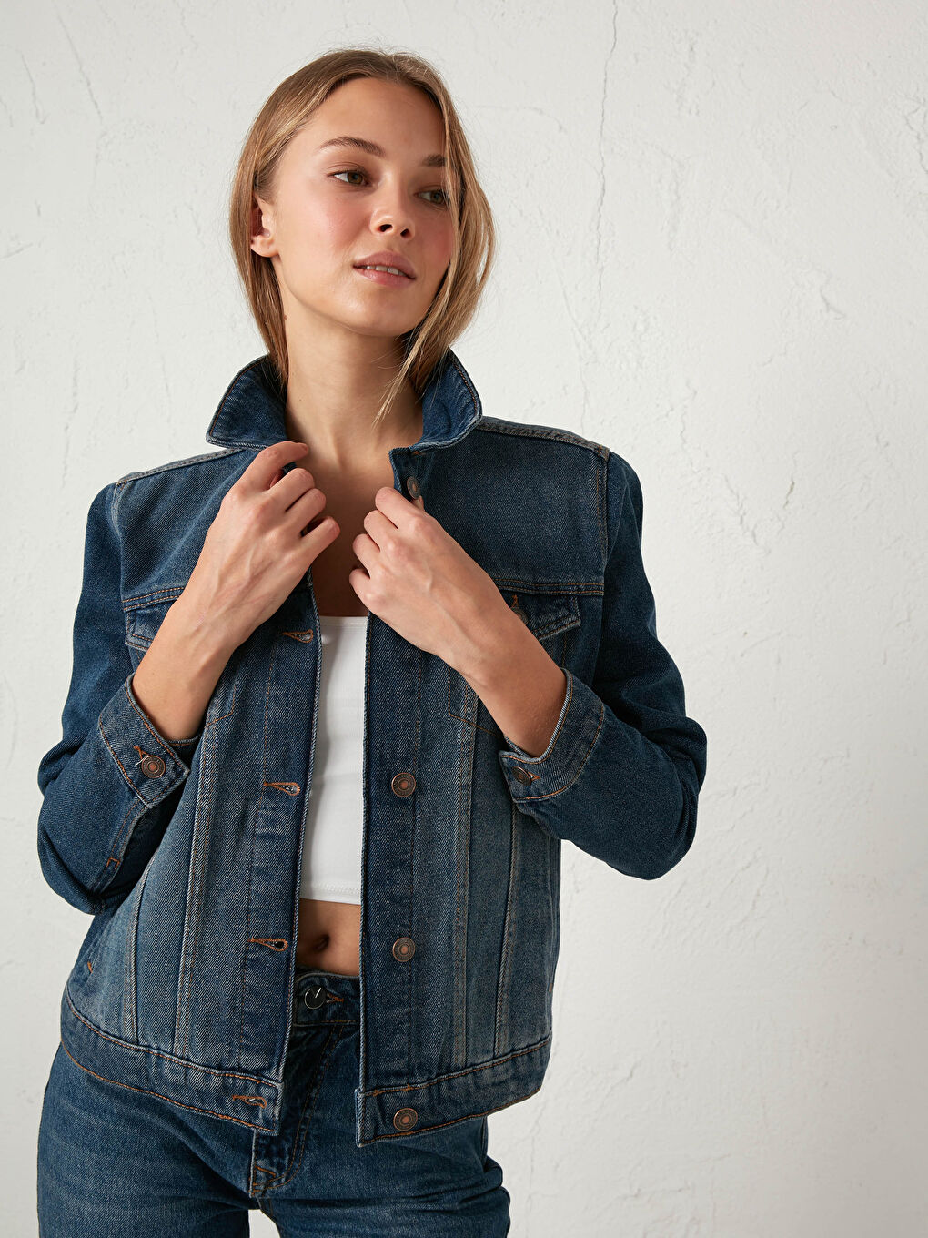 LCW Vision Rodeo Jean Jacket with Pocket -S13203Z8-507