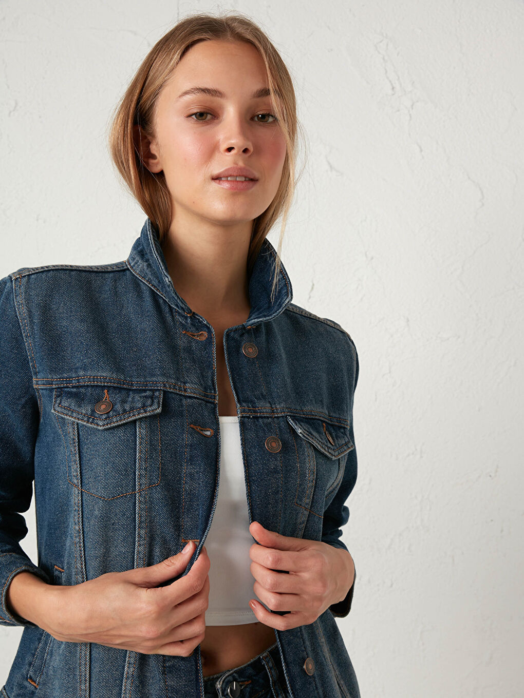 LCW Vision Rodeo Jean Jacket with Pocket -S13203Z8-507