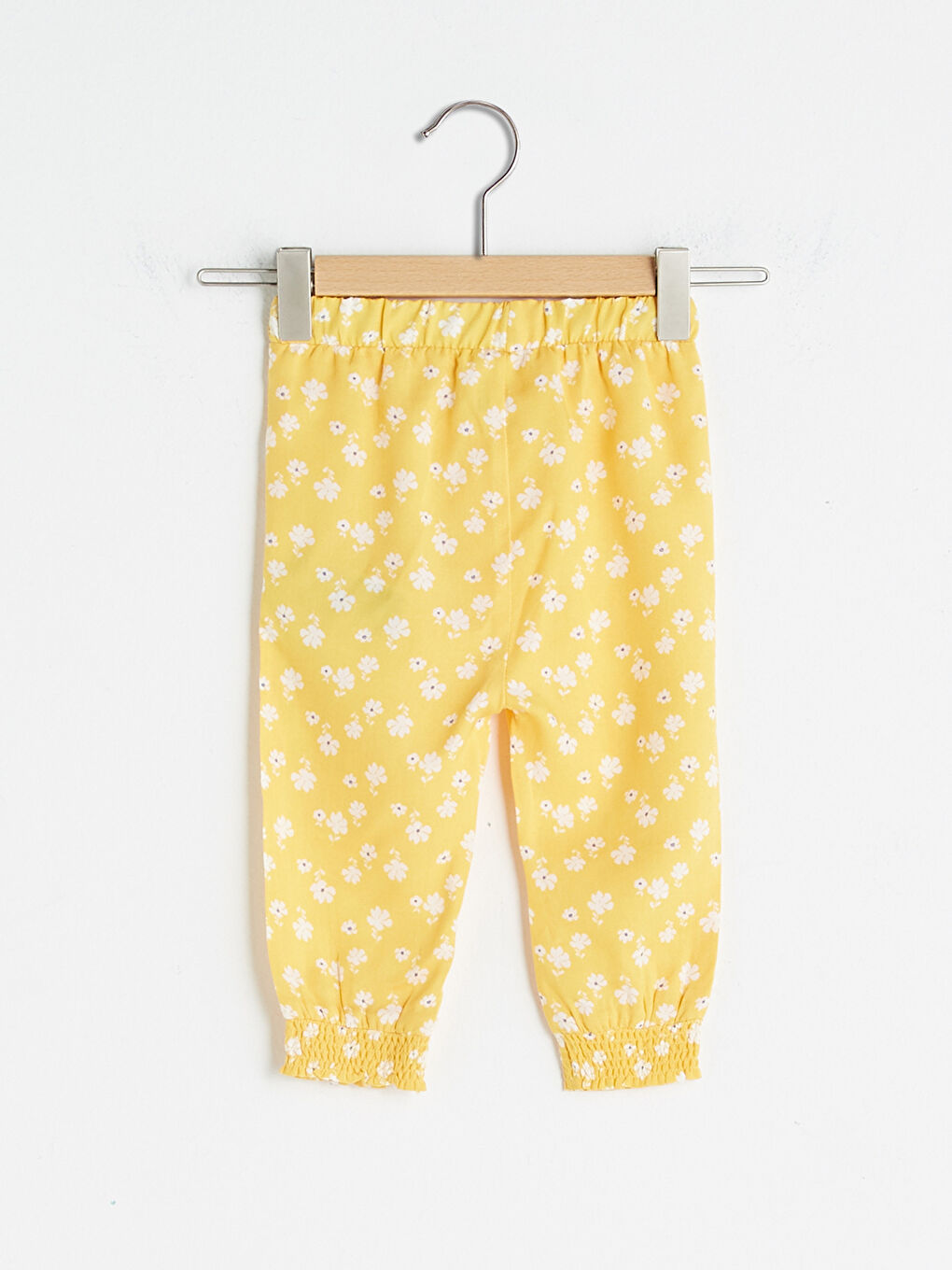 LC Waikiki Elastic Waist Printed Viscose Baby Girl Trousers -S13254Z1-LUG