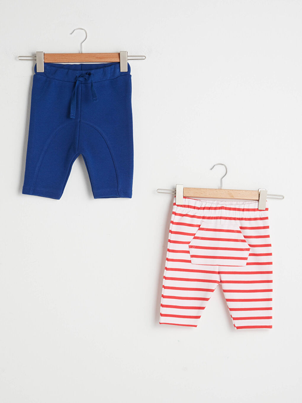 Серпімді белдік сәби ұлдарға арналған шолақ шалбар 2 данадан тұратын