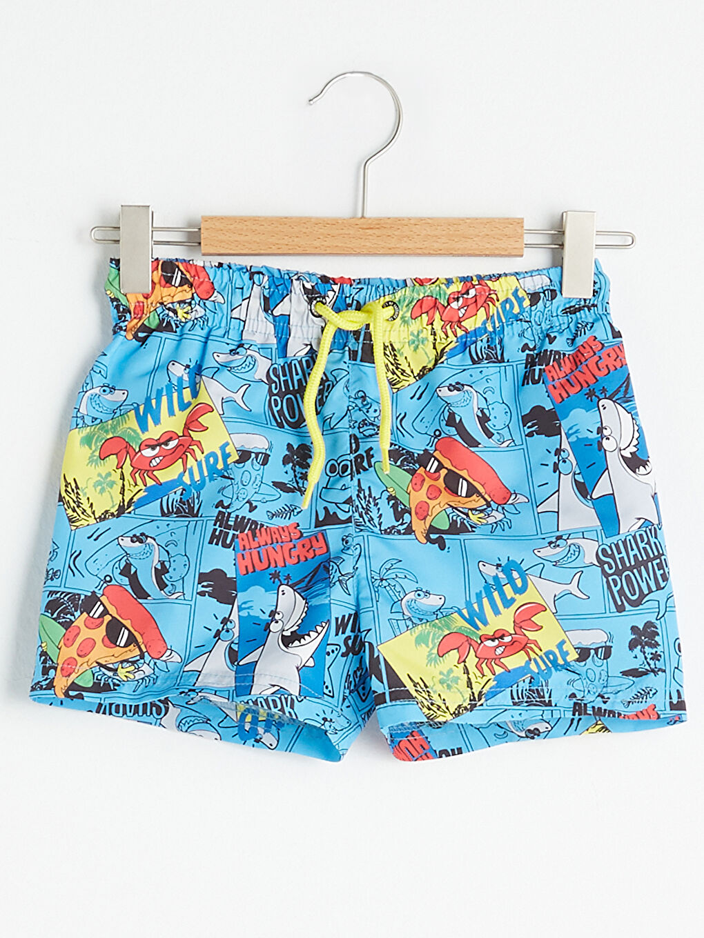 Printed Quick-Drying Boys' Swim Shorts