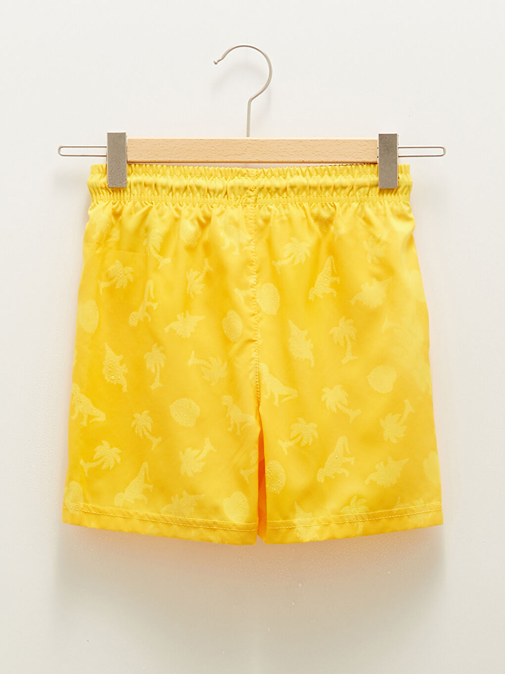 Мальчиковые морские шорты с эластичной талией с водным узором-5