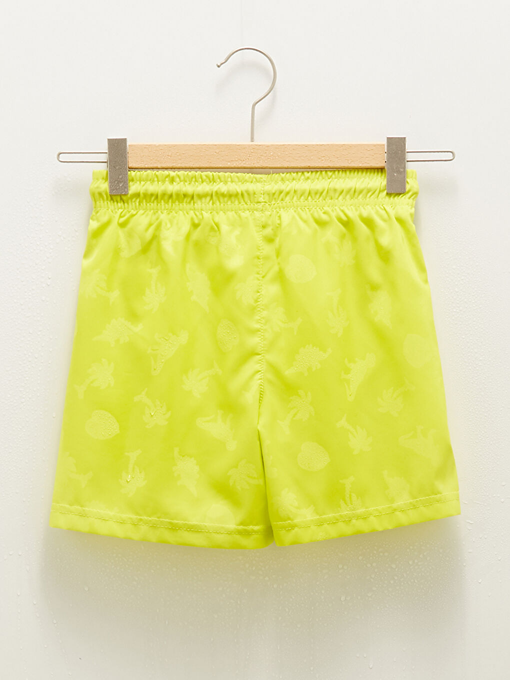 Boy's Sea Shorts with Elastic Waist Showing Water Pattern-5