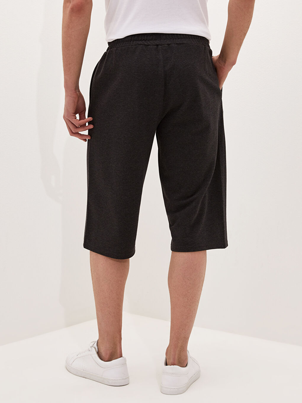 Antrasit Standart Kalıp Roller Erkek Şort-4