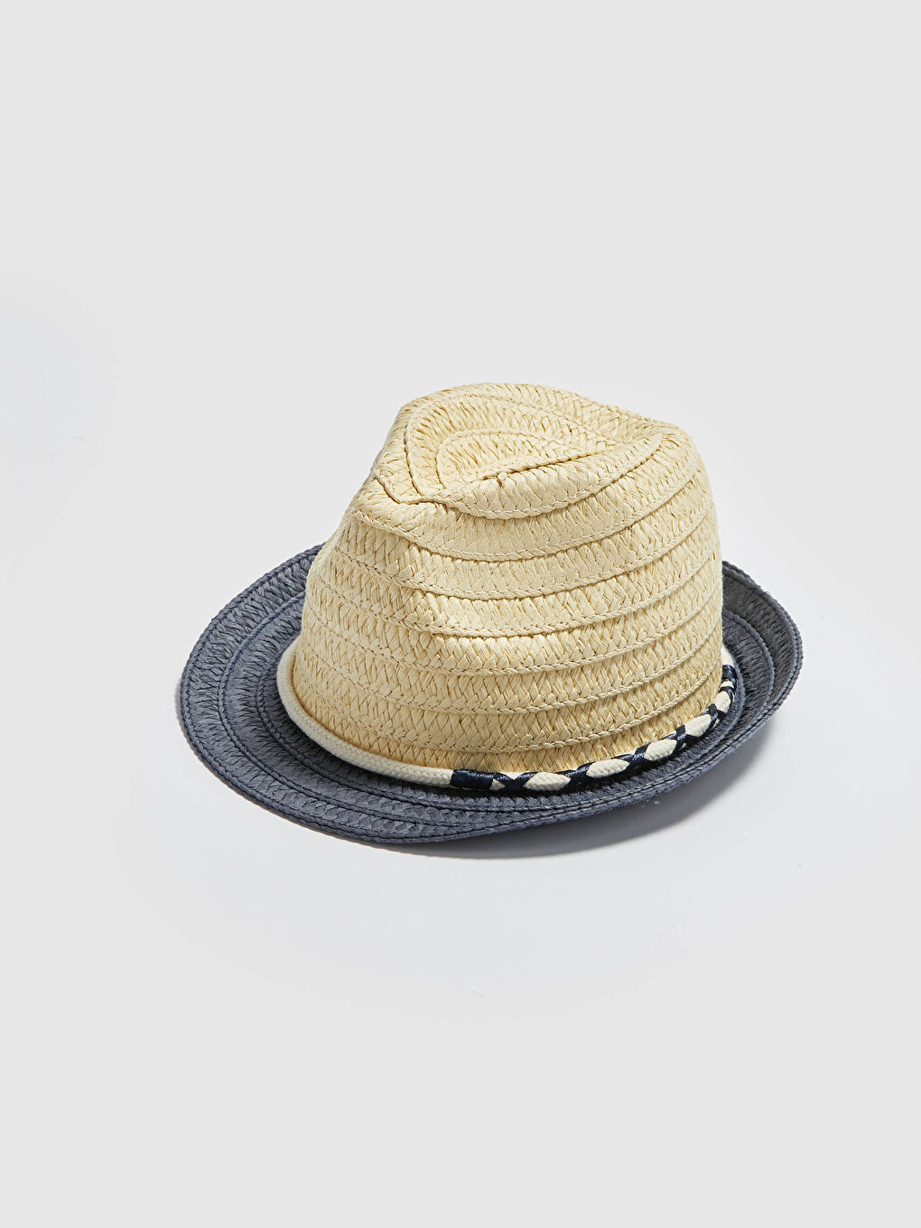 ჩვილი ბიჭის ჩალის ქუდი-1