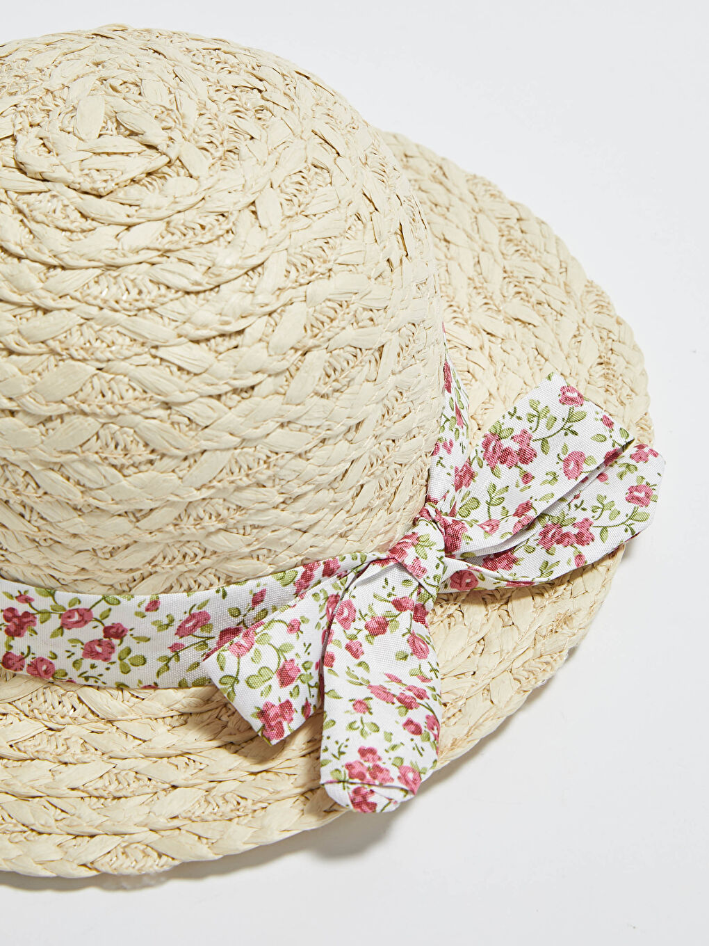 Сәби қыздарға арналған сабан қалпақ-1